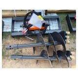 2026 Wolverine Unused ADB-13-1218R Skidsteer Auger Drive and Bits
