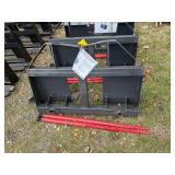 2026 Landhonor Unused BS-12-2500G Skidsteer Bale Spears