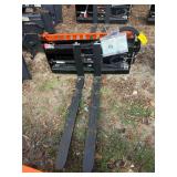 2026 Wolverine Unused PFA-11-3300G Skidsteer Hydraulic Adjustable Pallet Forks