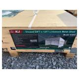 2026 KJ Unused K1912 20ft x 12ft Livestock Metal Shed
