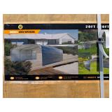 2026 ATS Powered Unused ATS-CP2020 20ft x 20ft All Steel Carport with 10ft Enclosed Sidewalls