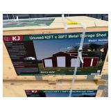 2026 KJ Unused K4230G 42ft x 30ft Metal Storage Shed
