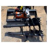 2026 Wolverine Unused ADB-13-1218R Skidsteer Auger Drive and Bit