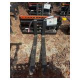 2026 Wolverine Unused PFA-11-3300G Skidsteer Hydraulic Adjustable Pallet Forks