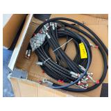 BOX of Unused Hydraulic Hoses and Fittings