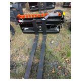 2026 Wolverine Unused PFA-11-3300G Skidsteer Hydraulic Adjustable Pallet Forks