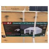 2026 KJ Unused K4525 45ft x 25ft Double Garage Steel Barn Shed