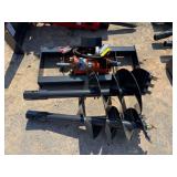 2026 Wolverine Unused ADB-13-1218R Skidsteer Auger Drive and Bit