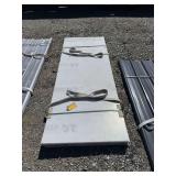 Multiwall Polycarbonate Panel Set in Clear, 35in x 7.87ft x 6mm, 20 Pieces