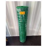 Green Vinyl Coated Metal Welded Wire Fence Roll 98.4 ft x 4 ft