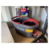 O-Cedar H2Pro Flat Mop System and Spin Mop Bucket