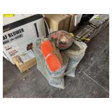 Automotive Accessory Bundle - 30L Oil Drums, Jumper Cables, and Ratchet Straps
