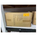 (50) Disposable Nonwoven Coveralls, White, Size Large