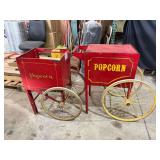 (2) Popcorn Stands