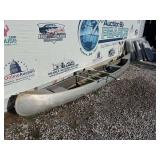 Grumman 17-Foot Aluminum Canoe with Paddles
