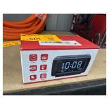 DreamSky Decent Alarm Clock Radio with Temperature and USB