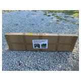 Black Metal Garden Heavy-Duty Arch Arbor Trellis with Stakes