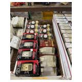Assorted Cooper Wiring Devices Dimmer Switches, Night Lights, and Controls