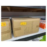 (50) Disposable Nonwoven Coveralls, White, Size Large