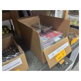 Assorted Hardware - Featuring Wing Nuts and Hex Cap Screws in Plastic Storage Cases