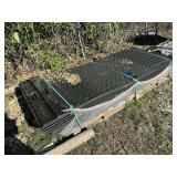 Pallet - Black Plastic Ground Protection Mats