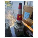 Safety Traffic Cones Fluorescent 15 in x 27 in, 20-Pack