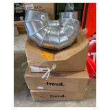 (16) 4 Cases of 4 Galvanized Adjustable Elbow 24 Gauge 8 Inch