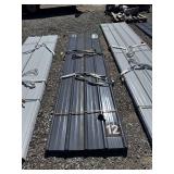 Grey Metal Roof Panels, 12ft x 3ft x 0.4mm, 70 Pieces