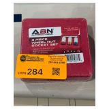 ABN 3 Piece Wheel Nut Socket Set