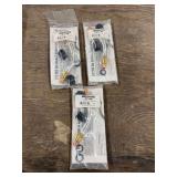 (3) Bernard QT3-45 Q-Tube Assembly 45 Degree MIG Gun Necks