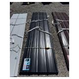 Black Metal Roof Panels 12ft x 3ft x 0.4mm, 70 Pieces