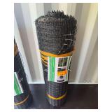 Black Plastic Mesh Safety Fencing Roll W 3.3 ft x L 164 ft