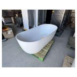 White Freestanding Acrylic Bathtub