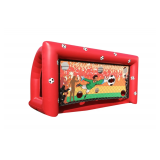 Commercial-grade Soccer Kick Inflatable Game manufactured by Bouncing Angel
