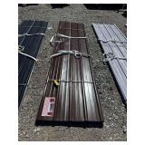 Brown Metal Roof and Wall Panels, 3ft x 12ft, 70 Pieces