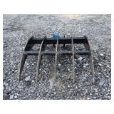 Mini-Excavator Rake Attachment