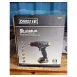 New Master Mechanics 12 Volt Cordless Drill Battery and Charger