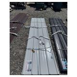 White Metal Roof Panels 12ft x 3ft x 0.4mm, 30 pieces
