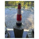 Safety Traffic Cones Fluorescent 15 in x 27 in, 20-Pack