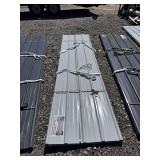 White Metal Roof Panels, 12ft x 3ft, 0.4mm, 70 pieces