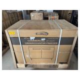 KoolMore KM-UCF-2DSS 48 Inch Stainless Steel Commercial Undercounter Freezer