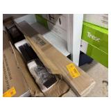 CalHome 8-Foot Dark Sliding Barn Door Hardware Kit