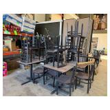 Lot - Chairs and Tables, Seating for 16