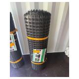 Black Plastic Mesh Safety Fencing Roll, 3.3 ft x 164 ft