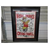 Framed Fishermans Crying Towel