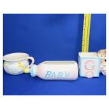 3 Piece Ceramic Baby Planters
