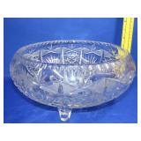Crystal Footed Center Bowl