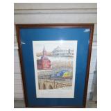 Railroading Past & Present Framed Print 18x24