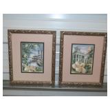 Pair of Framed Magnolia Prints