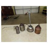 Four Oil Cans